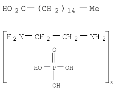 Palmitic acid, compound with ethylenediamine phosphate